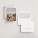 "Oh By the Way" - Save the Dates in Marshmallow by Keen Peachy - Assembled