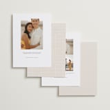 "Soulmates" - Save the Dates in Linen by Jen Tips - Back of Card Options