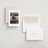 "Soulmates" - Save the Dates in Linen by Jen Tips - Assembled