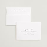 "Soulmates" - Save the Dates in Linen by Jen Tips - FREE Recipient Addressing