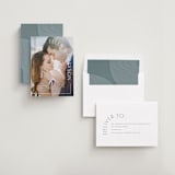 "Take Shape" - Save the Dates in Snow by Lauren Chism - Assembled