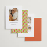 "Pop Art" - Save the Dates in Tangerine by Katie Zimpel - Back of Card Options