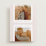 "Notecard" - Save the Dates in Sandstone by Paper Raven Co. - Front