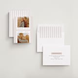 "Notecard" - Save the Dates in Sandstone by Paper Raven Co. - Assembled