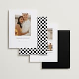 "Bondi" - Save the Dates in Onyx by Kate Ahn - Back of Card Options