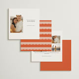 "Save the Scallops" - Save the Dates in Peach by Carolyn Hunt - Back of Card Options