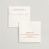 "Save the Scallops" - Save the Dates in Peach by Carolyn Hunt - FREE Recipient Addressing