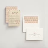 "Reserve our Date" - Save the Dates in Red Hot by Ilene Guy - Assembled
