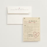 "Reserve our Date" - Save the Dates in Red Hot by Ilene Guy - Save the Date with Envelope