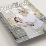 "Hand Lettered" - Save the Dates in Silk by Jessie Steury - Detail