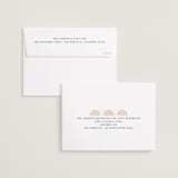 "Minimal Modern" - Save the Dates in Melon by Kelly Watkins - FREE Recipient Addressing