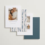 "Tied Together" - Save the Dates in Blueberry by Paper Sun Studio - Back of Card Options