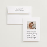 "Miami" - Save the Dates in Cloud by Heather Schertzer - Save the Date with Envelope