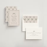 "ribbon bow drawing" - Save the Dates in Moss by Cass Loh - Assembled