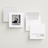 "Photo Snap + Penned Names" - Save the Dates in Noir by Cleghorn Creative - Assembled