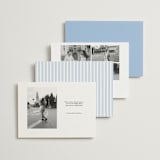 "Cannes" - Save the Dates in Pearl by Megan Davis - Back of Card Options