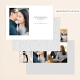 "Come Away" - Save the Dates in Cloud by Jody Wody - Back of Card Options