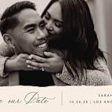 "Wedding Day" - Save the Dates in Almond by Vanessa Doyle - Detail