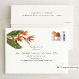 "Resort" - Save the Dates in Evergreen by Elly - FREE Recipient Addressing