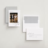 "Side Swept" - Save the Dates in Pearl by Melanie Kosuge - Assembled