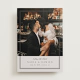 "Shimmer" - Save the Dates in Linen by Nicole Walsh - Front