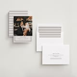 "Shimmer" - Save the Dates in Linen by Nicole Walsh - Assembled