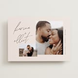 "Scripted Names" - Save the Dates in Cream by Brandy Folse - Front