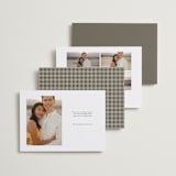 "Scripted Names" - Save the Dates in Cream by Brandy Folse - Back of Card Options