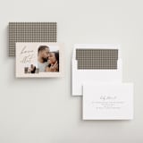 "Scripted Names" - Save the Dates in Cream by Brandy Folse - Assembled