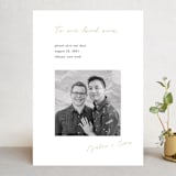 "Written Reminder" - Save the Dates in Golden by Katy Shen - Front