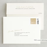 "Written Reminder" - Save the Dates in Golden by Katy Shen - FREE Recipient Addressing