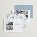 "Coastal crest" - Save the Dates in Ocean by Creo Study - Back of Card Options