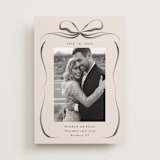 "Bow" - Save the Dates in Tuxedo by Corinne Malesic - Front