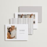 "Enchantment" - Save the Dates in Graphite by Snow and Ivy - Back of Card Options