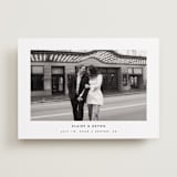 "Framed Minimalist" - Save the Dates in Silk by Kelly Schmidt - Front
