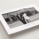 "Framed Minimalist" - Save the Dates in Silk by Kelly Schmidt - Detail