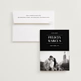 "Journal " - Save the Dates in Onyx by Nazia Hyder - Save the Date with Envelope