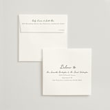"Handwritten" - Save the Dates in Moss by Cass Loh - FREE Recipient Addressing