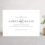 "Classically Stated" - Save the Dates in Charcoal by Roxy Cervantes - Front