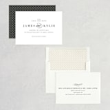 "Classically Stated" - Save the Dates in Charcoal by Roxy Cervantes - Assembled
