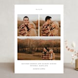 "Simple Bliss" - Save the Dates in Slate by That Girl Press - Front