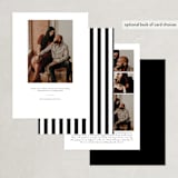 "Simple Bliss" - Save the Dates in Slate by That Girl Press - Back of Card Options