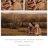 "Simple Bliss" - Save the Dates in Slate by That Girl Press - Detail