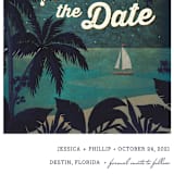 "At Dusk" - Save the Dates in Bark by Rebecca Bowen - Detail