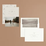 "Botanical Accent" - Save the Dates in Ivory by Airell - Assembled