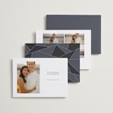 "lovingly" - Save the Dates in Midnight by Abi de Leon - Back of Card Options