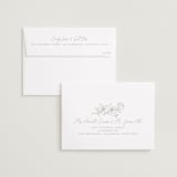 "Simple Elegance" - Save the Dates in Pearl by Jessica Corliss - FREE Recipient Addressing