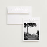 "Classic" - Save the Dates in Cloud by Ani Somi - Save the Date with Envelope
