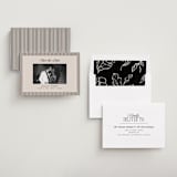 "Linea" - Save the Dates in Noir by Pixel and Hank - Assembled