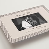 "Linea" - Save the Dates in Noir by Pixel and Hank - Detail